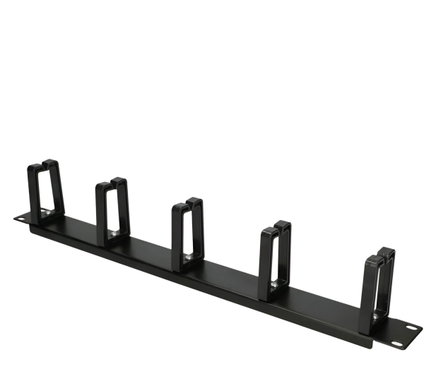 ExtraLink  Organizer kabli Typ B 19" 1U (czarna) - 1323208 - zdjęcie
